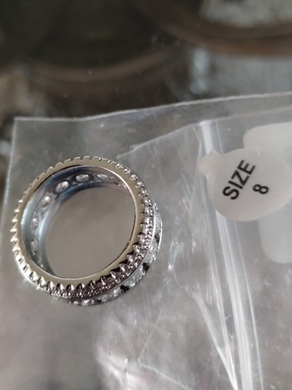 Sterling Silver Eternity Ring - Picture 8 of 8